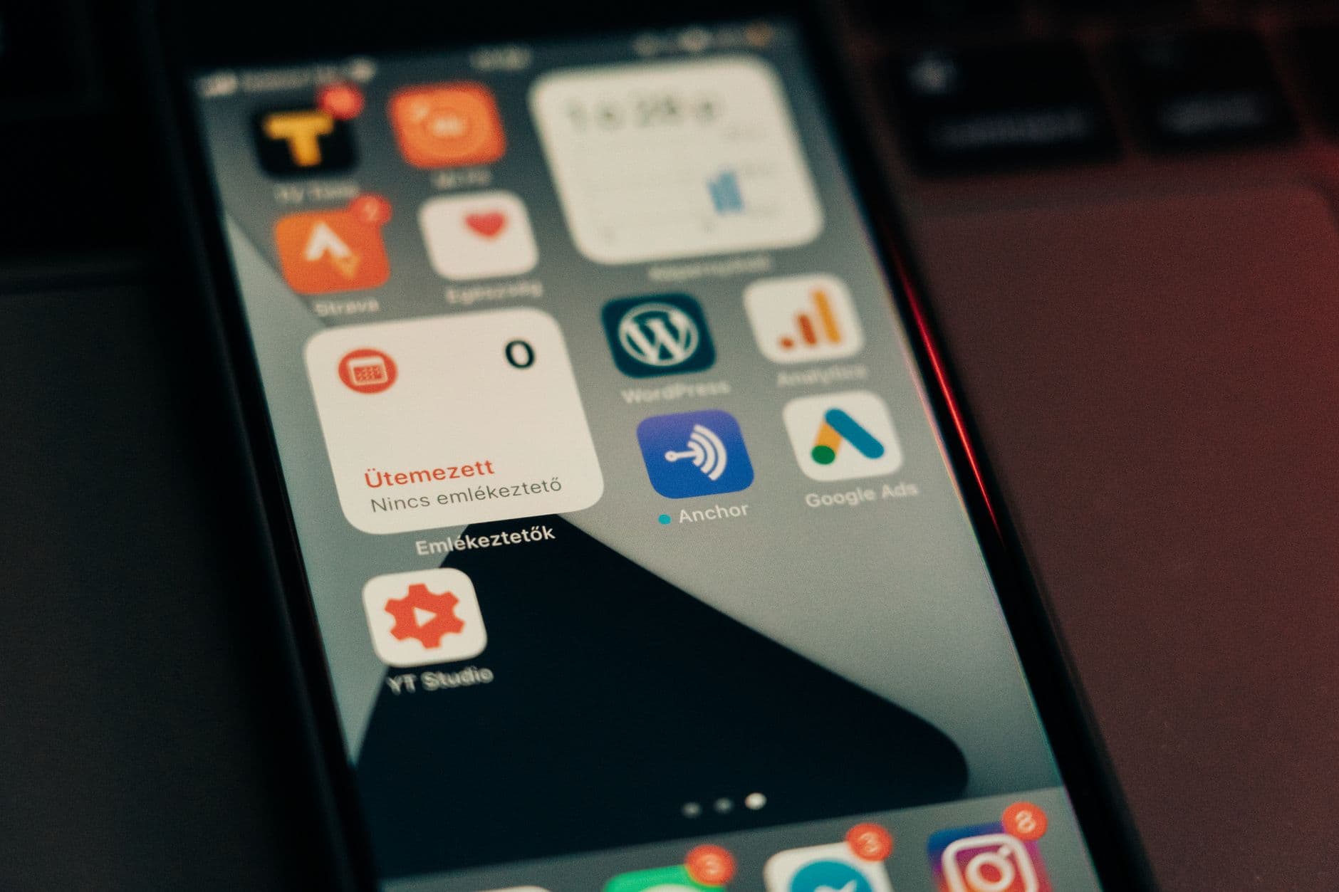 A smartphone lock screen stacked with notification banners